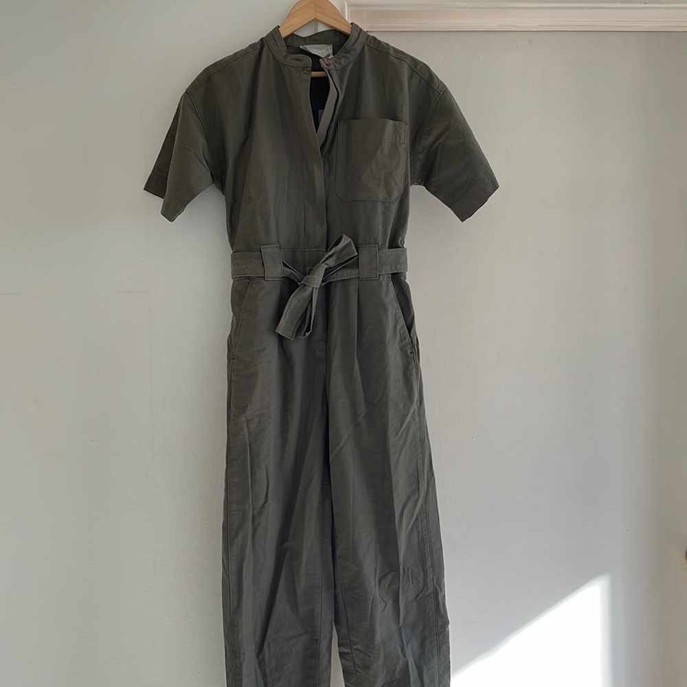 Everlane The Fatigue Short-Sleeve Jumpsuit Size 0